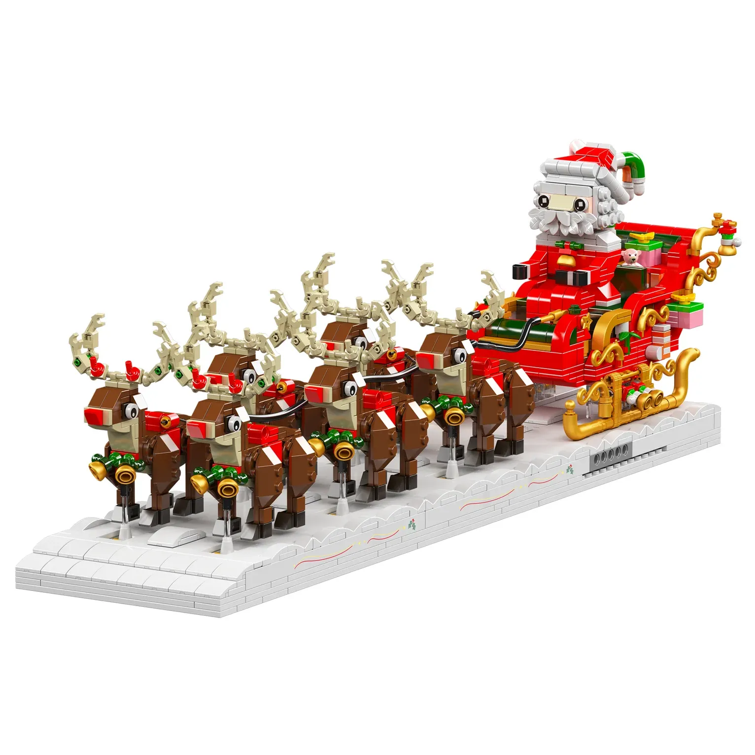 لگو مولد کینگ 10154 سورتمه بابا نوئل Santa Claus Sleigh الکتریکی