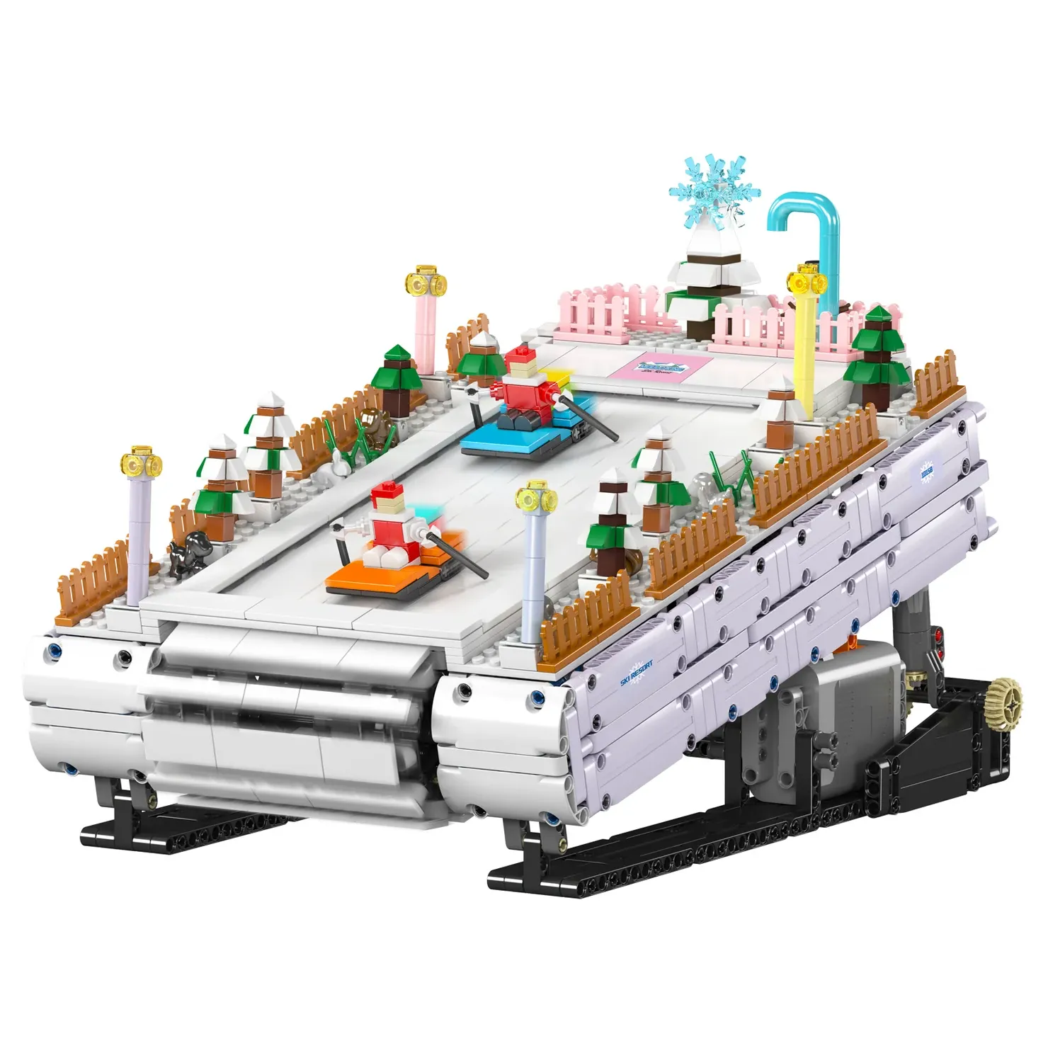 لگو مولد کینگ 10158 پیست اسکی کریسمسی Ski Resort الکتریکی