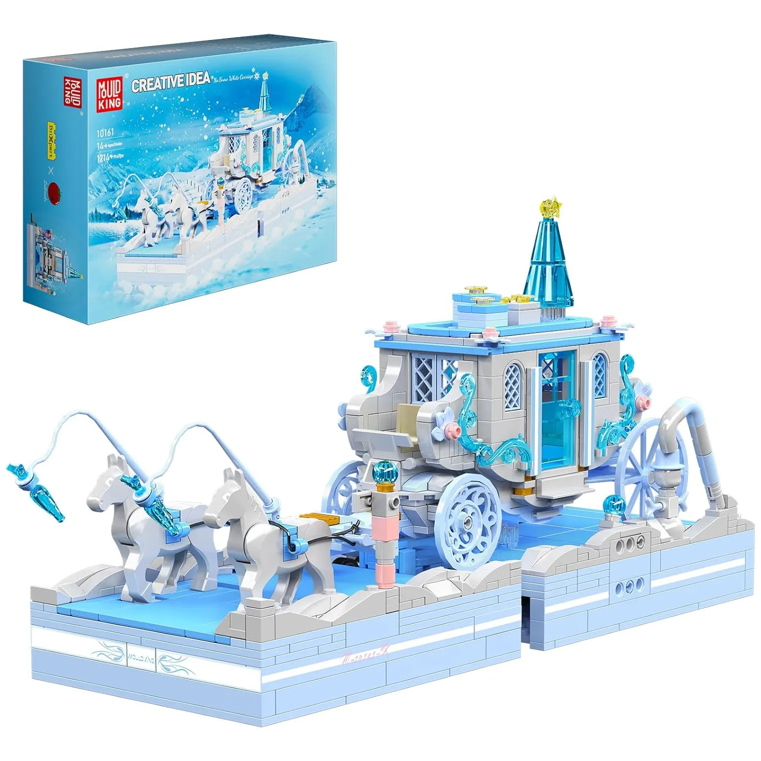 ساختنی مولد کینگ 10161 کالسکه سفید برفی Snow White Carriage