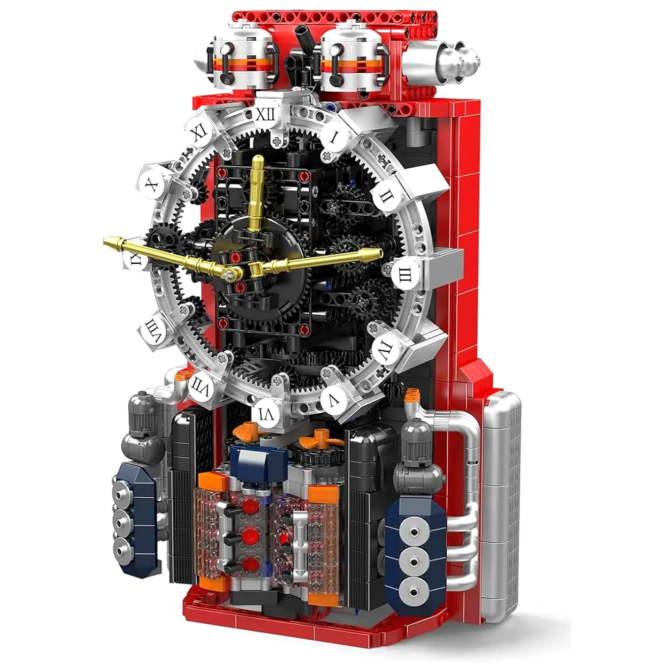 ساختنی مولد کینگ 10187 ساعت مکانیکی Cyberpunk Mechanical کنترلی
