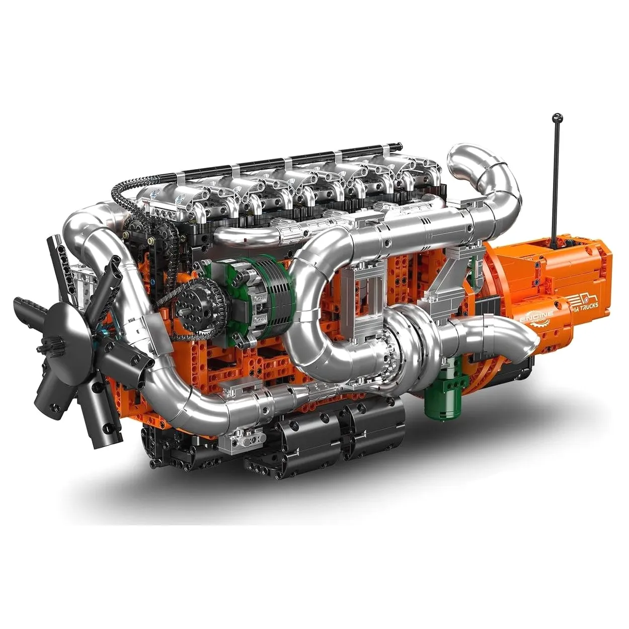 لگو مولد کینگ 10200 موتور کامیون اسکانیا گیربکس scania Truck engine Transmission