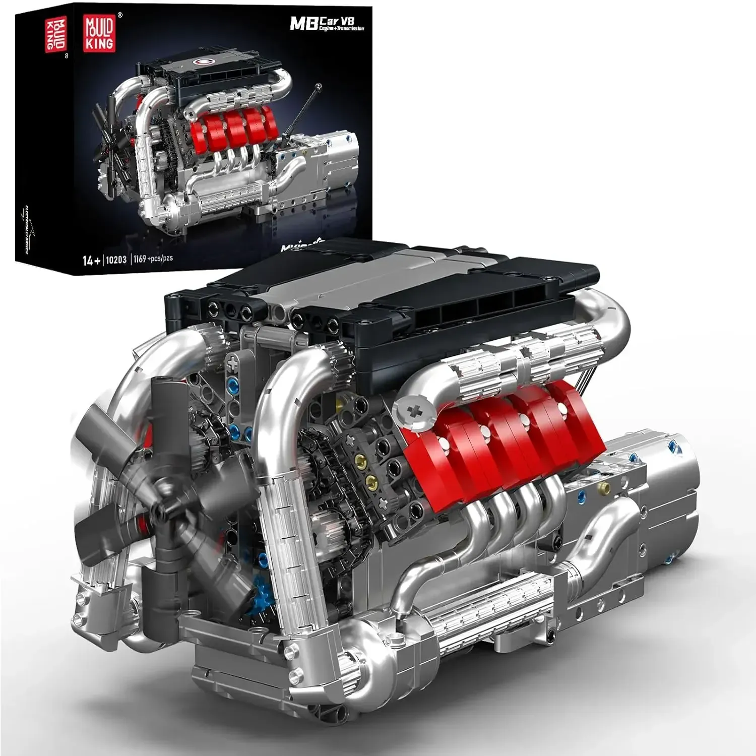 ساختنی مولد کینگ 10203 موتور 8 سیلندر MB V8 Engine الکتریک
