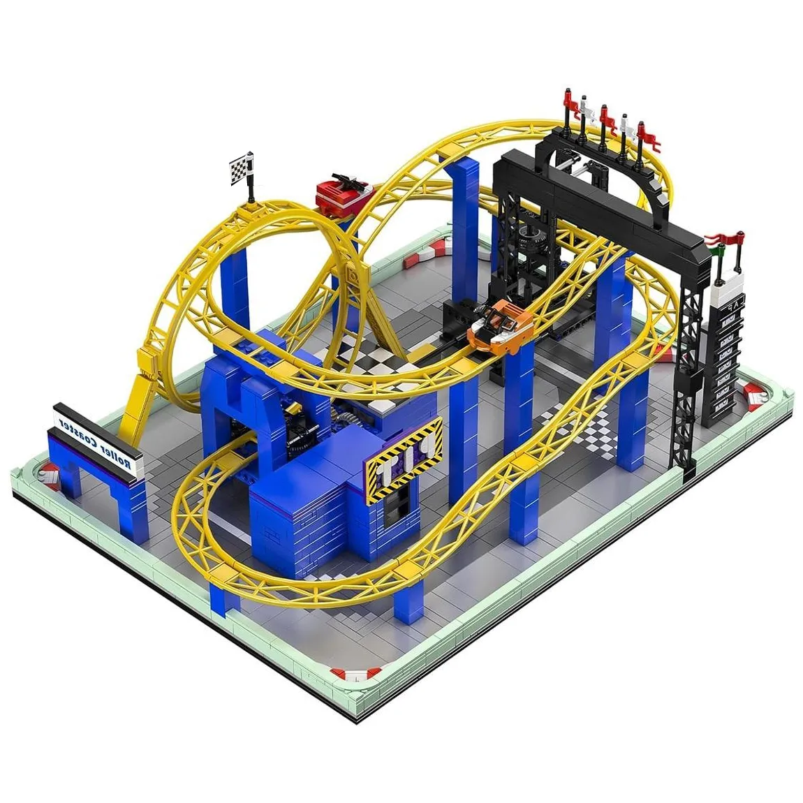 ساختنی مولد کینگ 11020 ترن هوایی گردبادی Whirlwind Coaster کنترلی