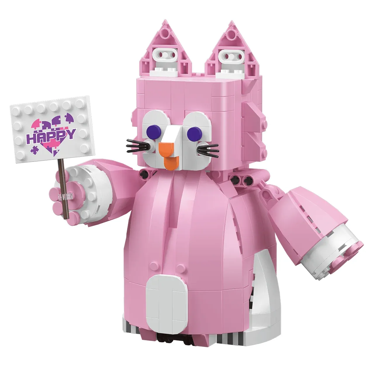 ساختنی مولد کینگ 13158 ربات روباه صورتی خوش شانس Lucky pink کنترلی