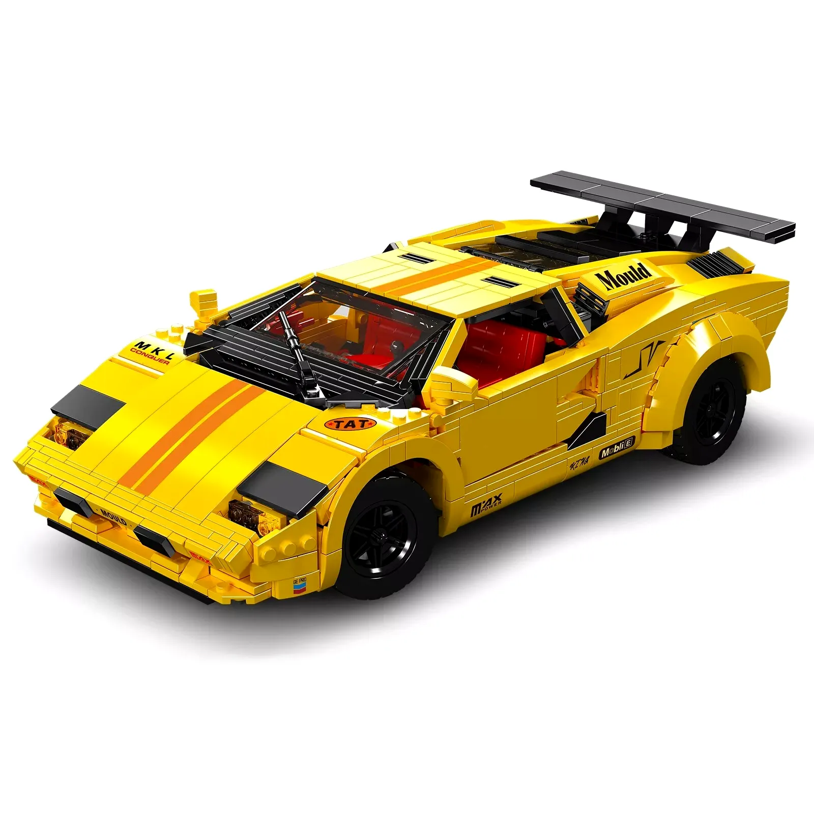 لگو مولدکینگ 13195 ماشین اسپرت Lamborghini Countach yellow کنترلی