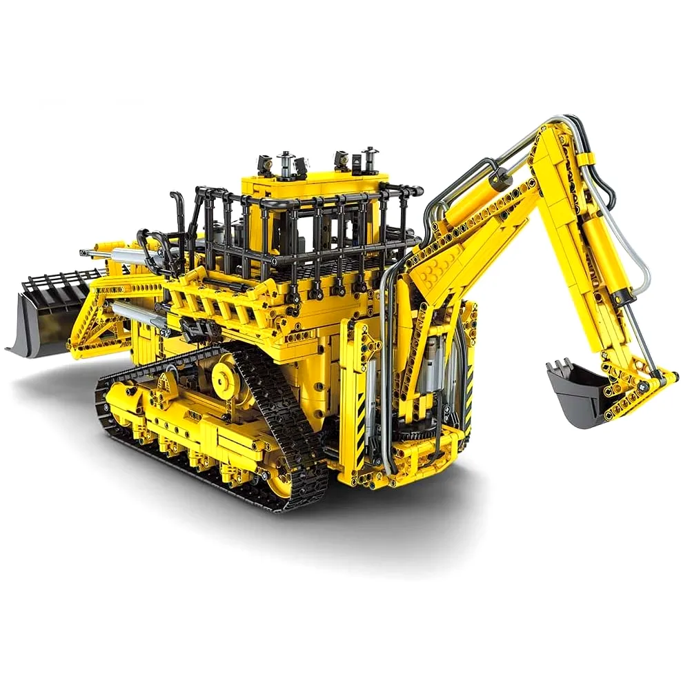 ساختنی مولد کینگ 17023 ماشین بولدوزر Pneumatic Bulldozer کنترلی
