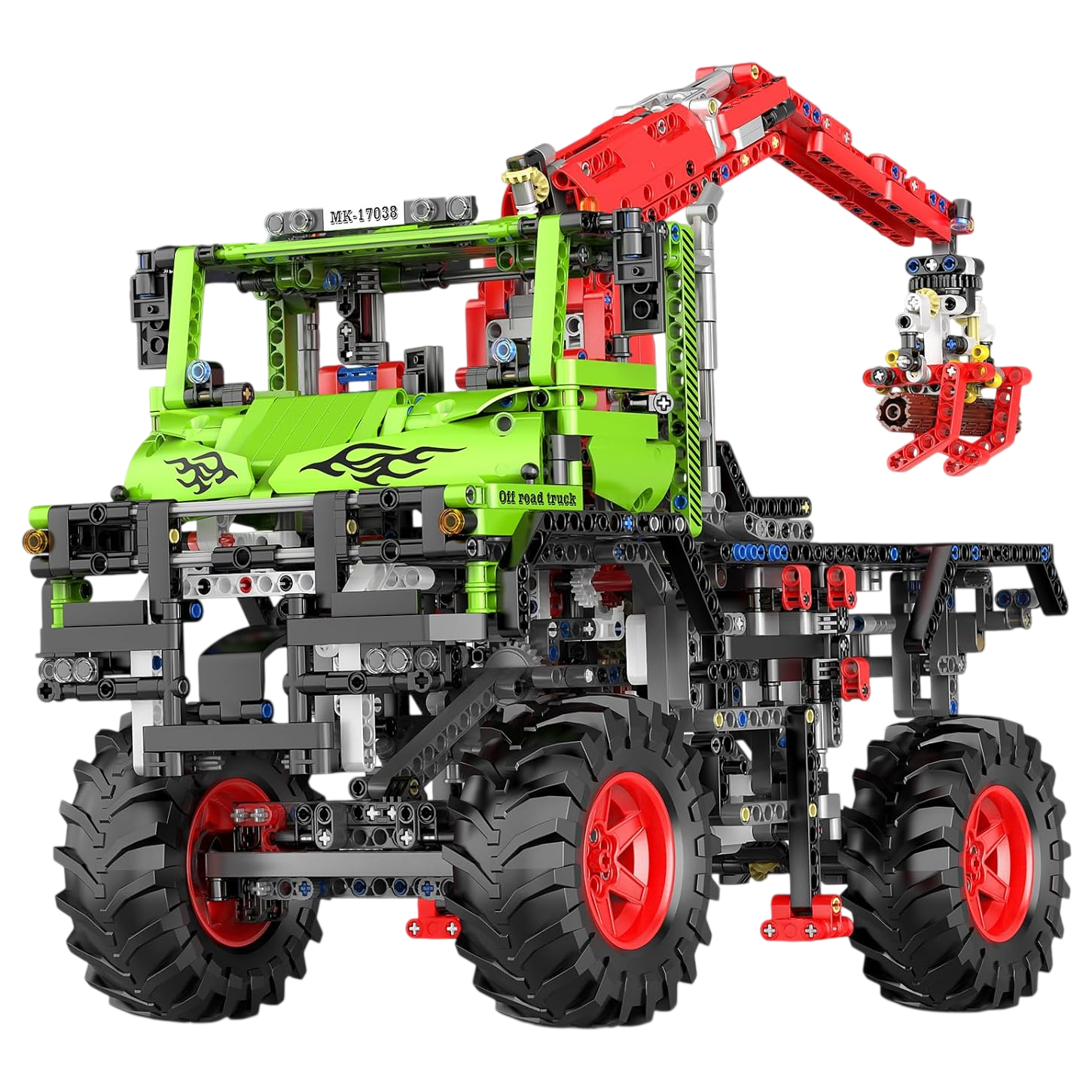 ساختنی مولد کینگ 17038 ماشین کامیون ALL-Terrain Truck کنترلی