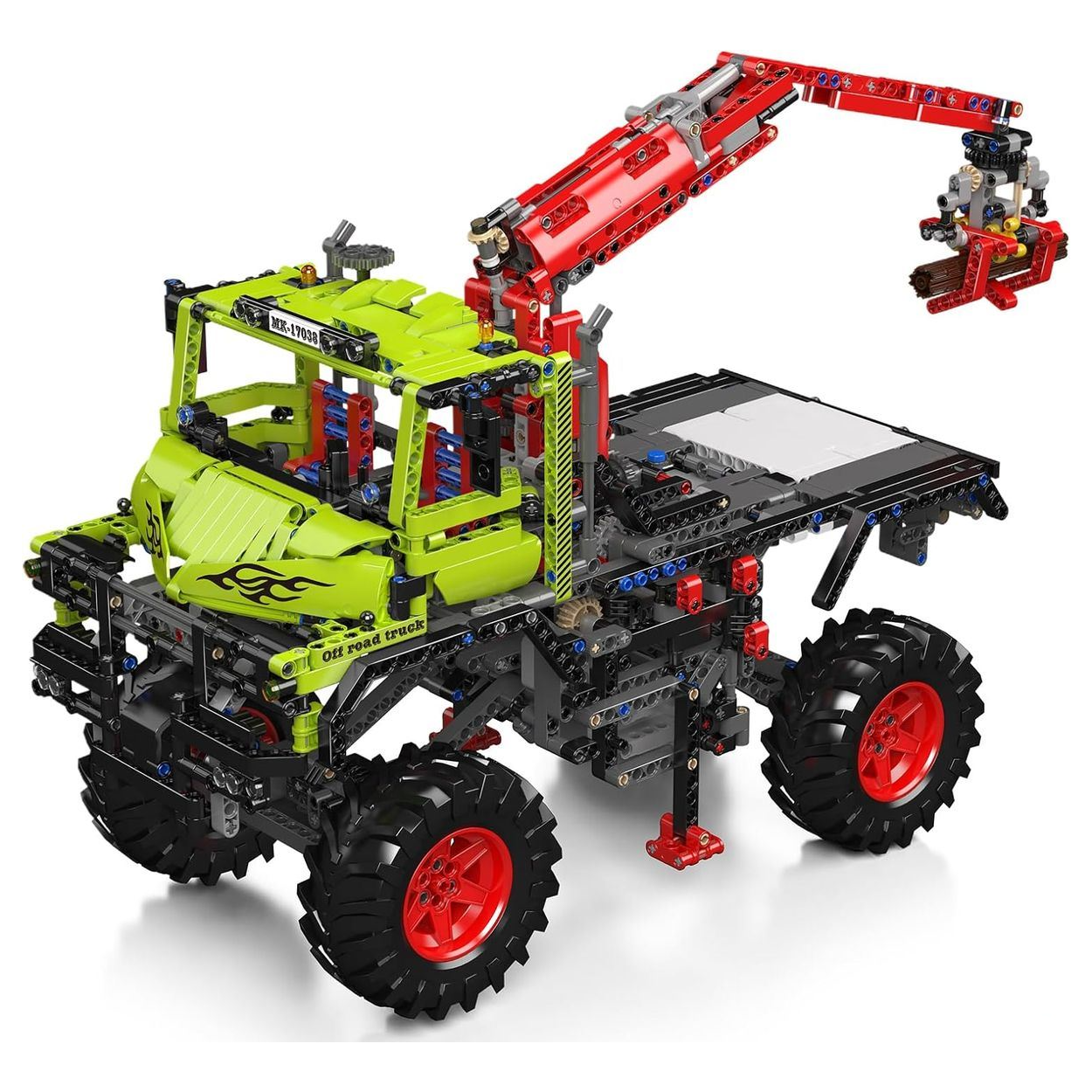 ساختنی مولد کینگ 17038 ماشین کامیون ALL-Terrain Truck کنترلی