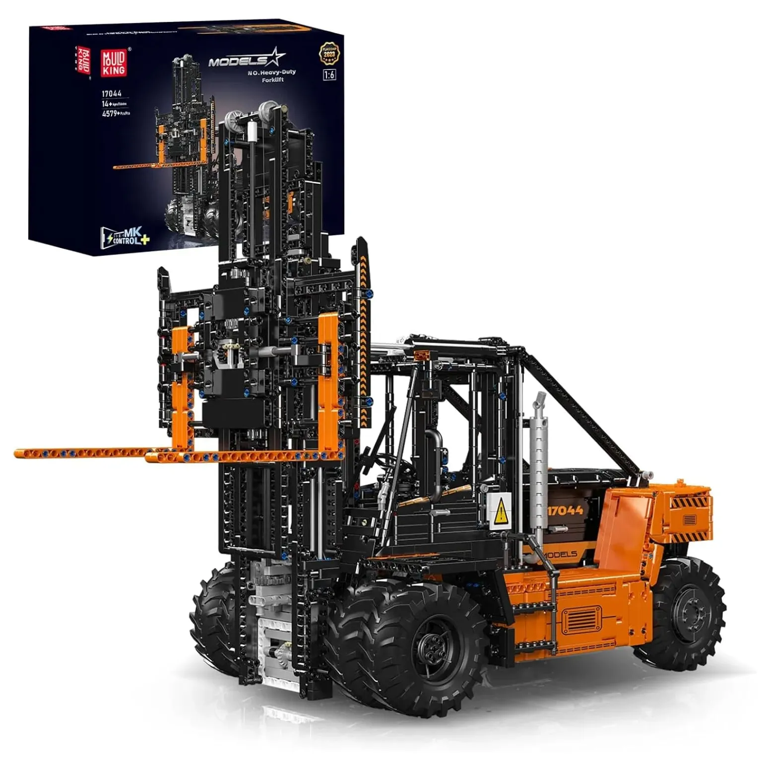 ساختنی مولد کینگ 17044 لیفتراک Heavy-Duty Forklift Orange کنترلی