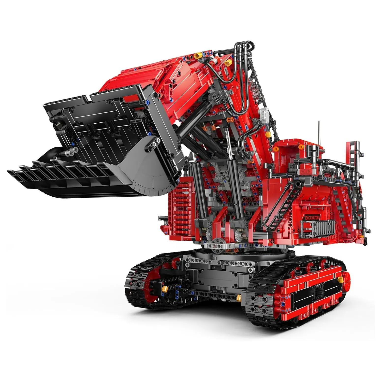ساختنی مولد کینگ 17071 ماشین بیل مکانیکی Heavy duty Excavator Red کنترلی