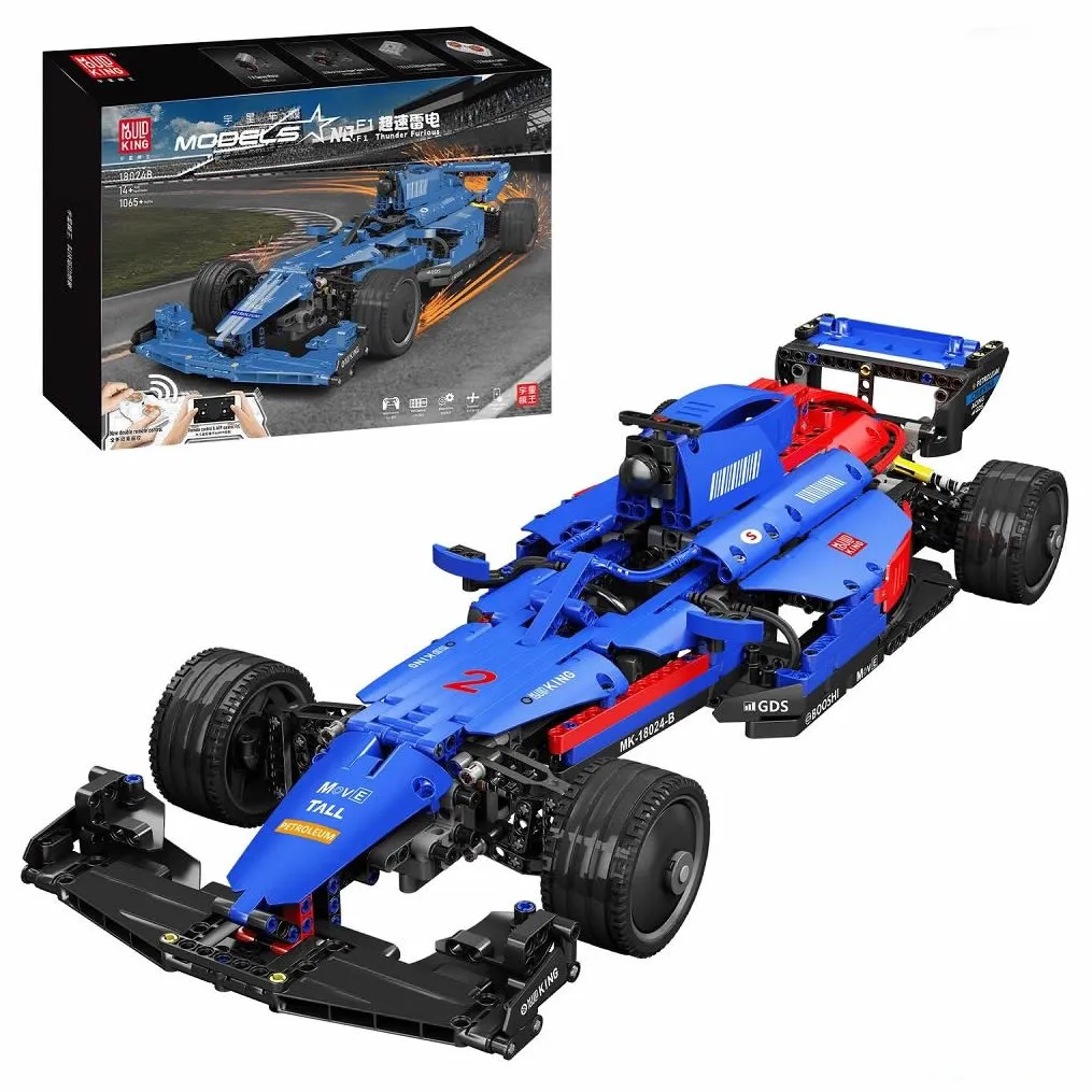 ساختنی مولد کینگ 18024b ماشین اسپرت F1 Thunder Furious کنترلی