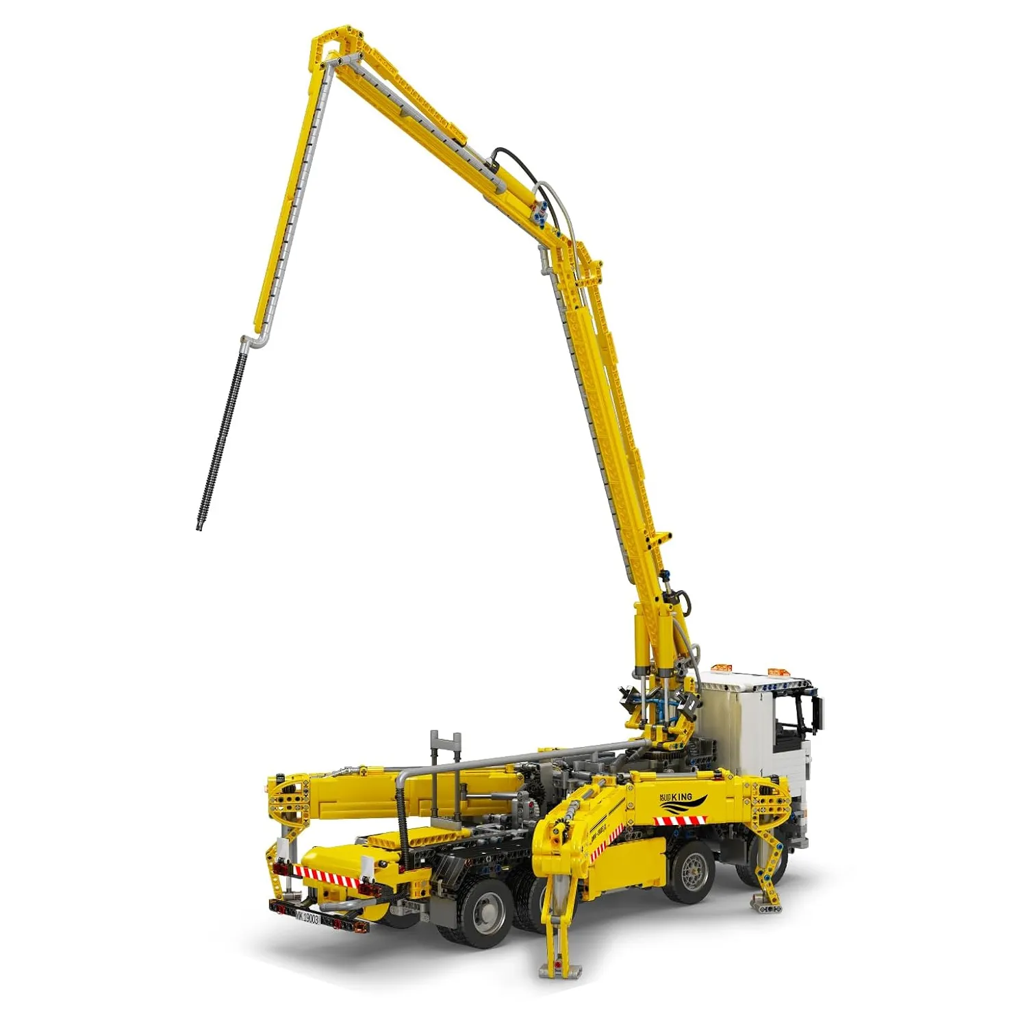 ساختنی مولد کینگ 19003 ماشین کامیون جرثقیل pneumatic concrete truck کنترلی