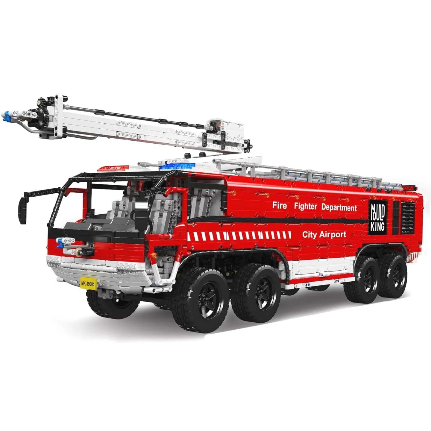 ساختنی مولد کینگ 19004 ماشین آتش نشانی Airport Rescue کنترلی