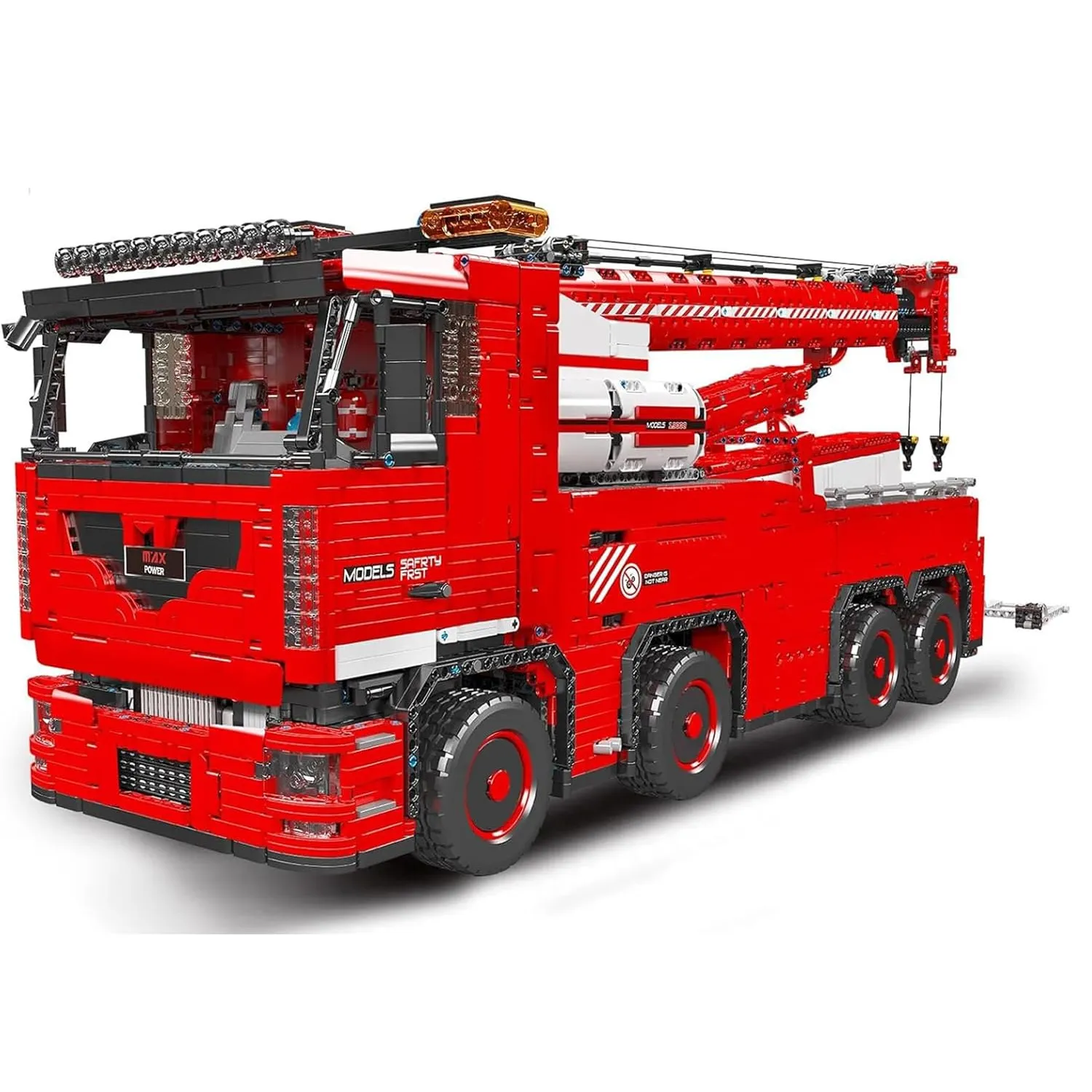 ساختنی مولد کینگ 19008 کامیون جرثقیل RC Tow Truck کنترلی