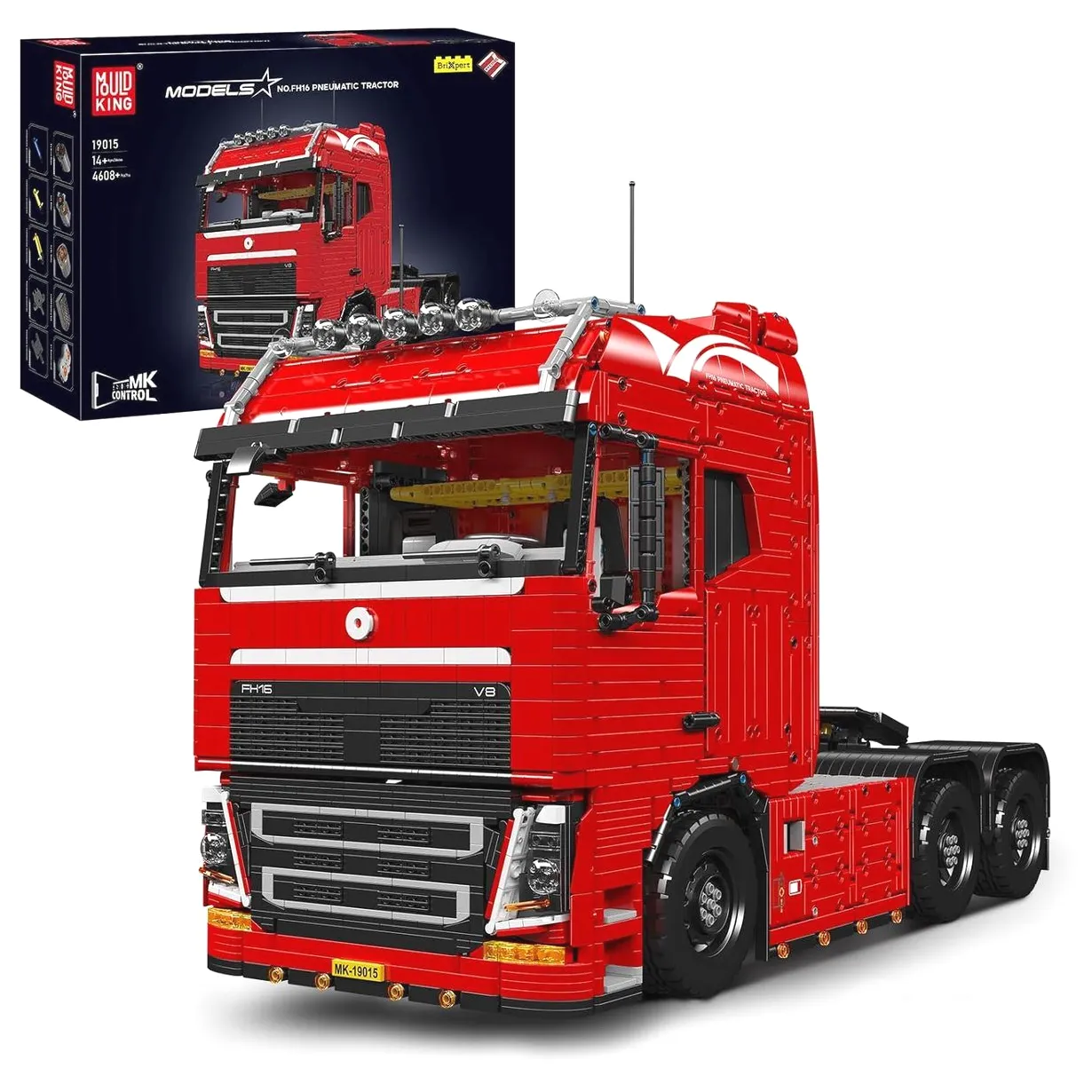 ساختنی مولد کینگ 19015 ماشین تریلی کمرشکن Pneumatic Truck کنترلی