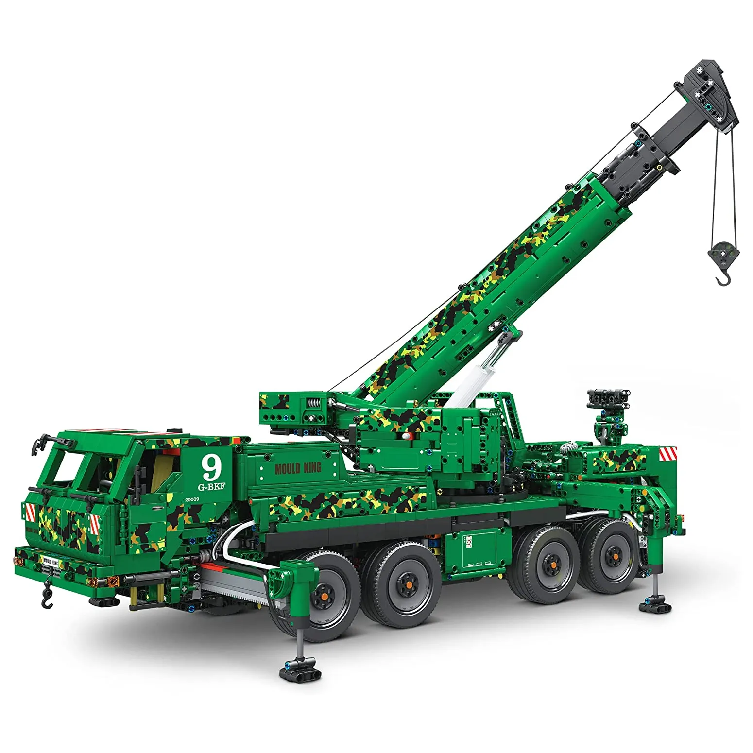 ساختنی مولد کینگ 20009 ماشین کامیون جرثقیل Armored Recovery Crane کنترلی