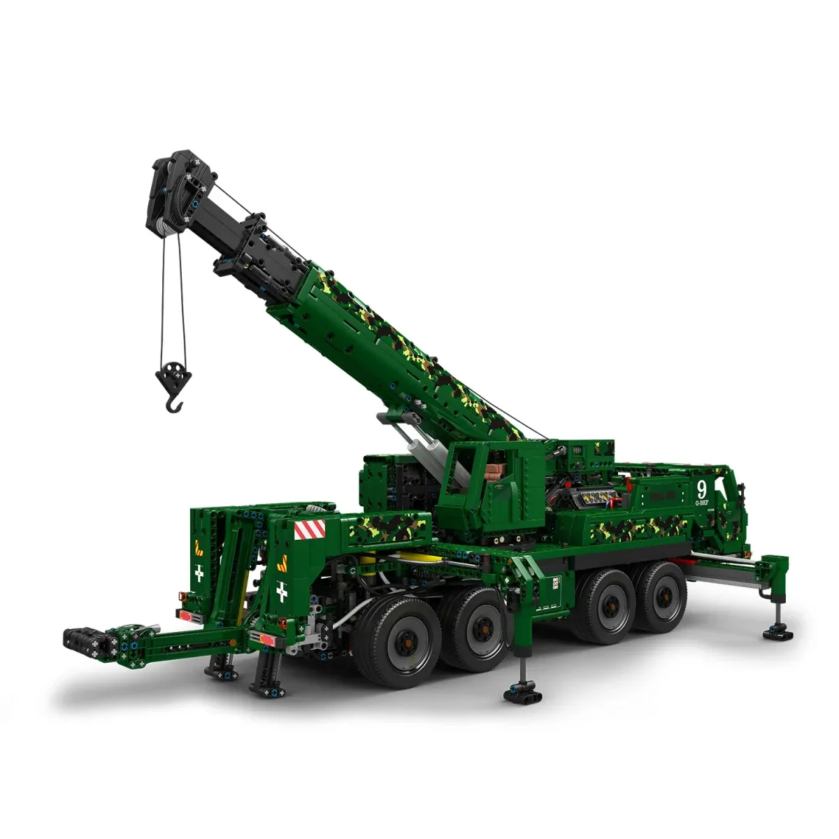 ساختنی مولد کینگ 20009 ماشین کامیون جرثقیل Armored Recovery Crane کنترلی