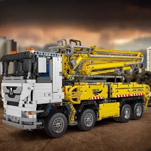 ساختنی مولد کینگ 19003 ماشین کامیون جرثقیل pneumatic concrete truck کنترلی