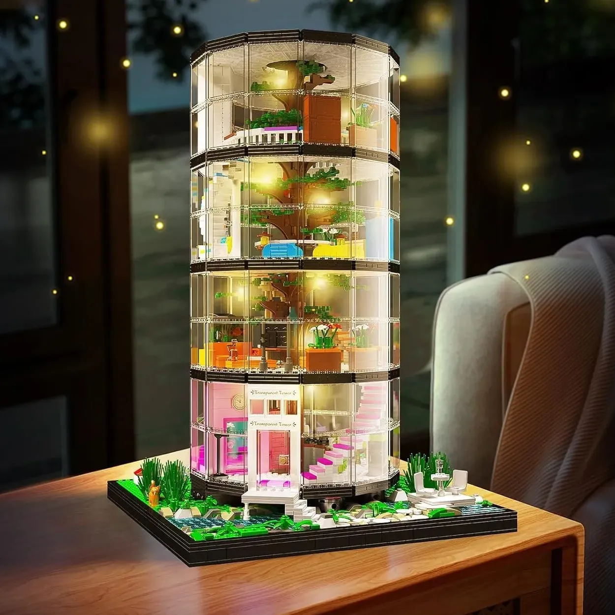 لگو مولدکینگ 16013 برج درختی شفاف Transparent Tower 