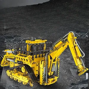 ساختنی مولد کینگ 17023 ماشین بولدوزر Pneumatic Bulldozer کنترلی