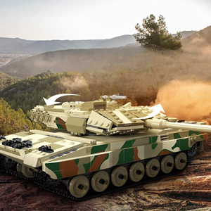 ساختنی مولد کینگ 20020 ماشین تانک Leopard 2 Tank کنترلی