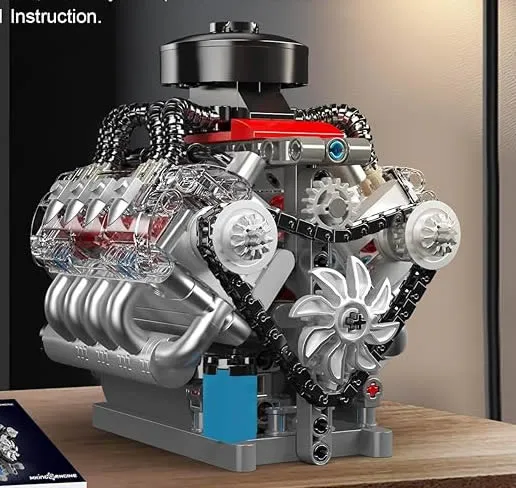 ساختنی مولد کینگ 10171 موتور 8 سیلندر LSX454 V8 Engine الکتریک