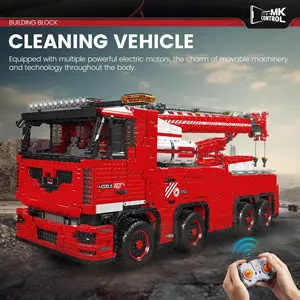 ساختنی مولد کینگ 19008 کامیون جرثقیل RC Tow Truck کنترلی