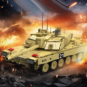 ساختنی مولد کینگ 20037 ماشین تانک Challenger 2 کنترلی