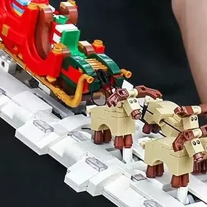 لگو مولد کینگ 10015 سورتمه بابا نوئل santa sleigh