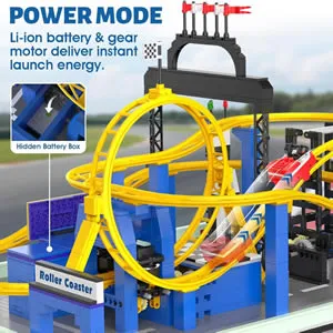 ساختنی مولد کینگ 11020 ترن هوایی گردبادی Whirlwind Coaster کنترلی