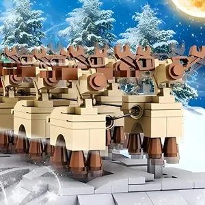 لگو مولد کینگ 10015 سورتمه بابا نوئل santa sleigh