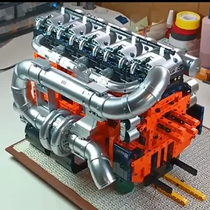 لگو مولد کینگ 10200 موتور کامیون اسکانیا گیربکس scania Truck engine Transmission