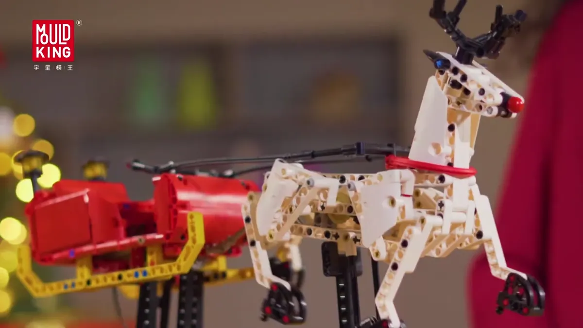 لگو مولد کینگ 10010 سورتمه گوزن کریسمس Santa Sleigh Reindeer