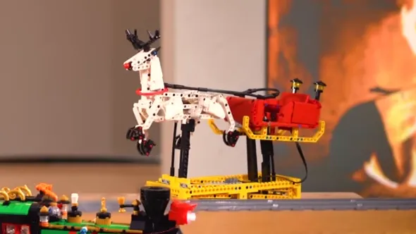 لگو مولد کینگ 10010 سورتمه گوزن کریسمس Santa Sleigh Reindeer