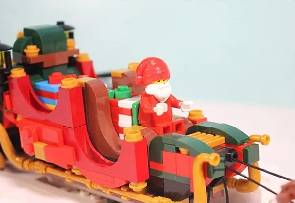 لگو مولد کینگ 10015 سورتمه بابا نوئل santa sleigh