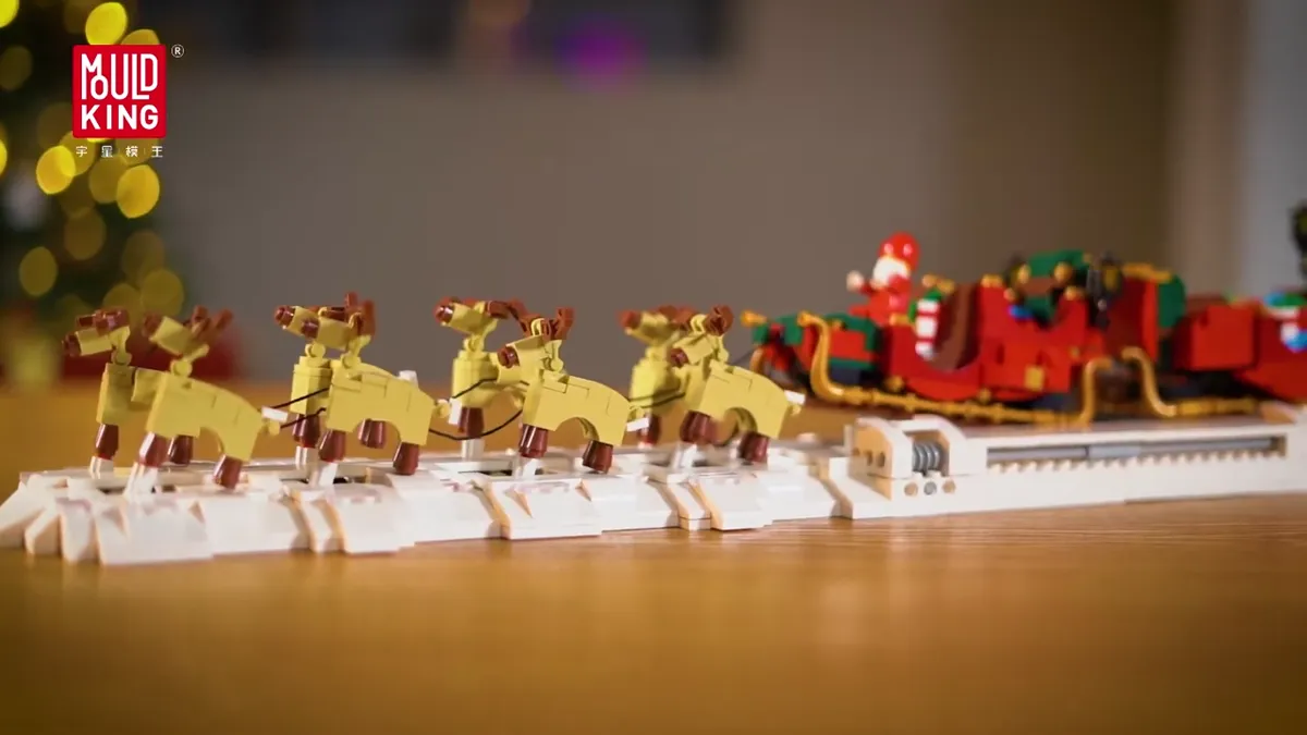 لگو مولد کینگ 10015 سورتمه بابا نوئل santa sleigh