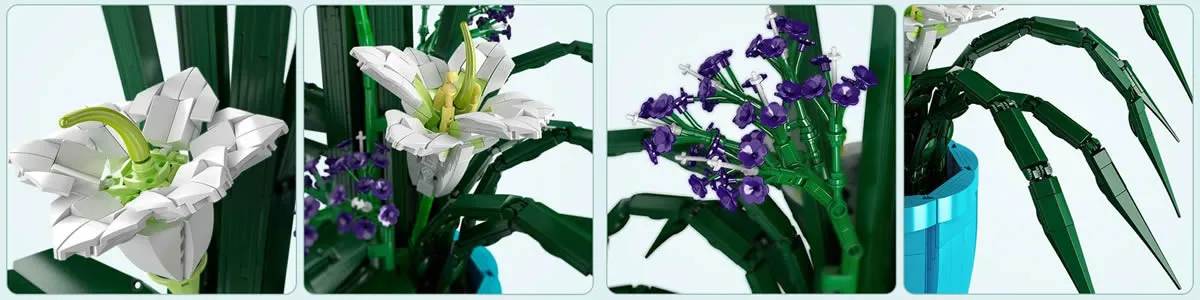 لگو مولدکینگ 10023 گل گلدان لیلیوم Lily