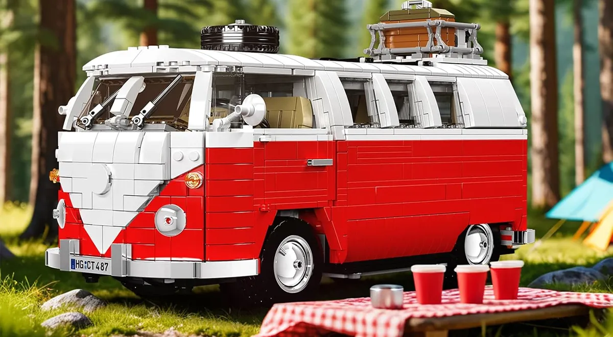 لگو مولدکینگ 10030 ماشین Volkswagen T1 Van