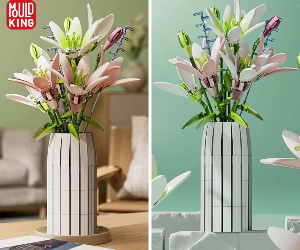 لگو مولدکینگ 10057 گلدان گل لیلیوم Dream Lily