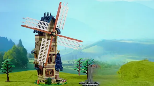 لگو مولدکینگ 10060 آسیاب بادی Medieval Windmill