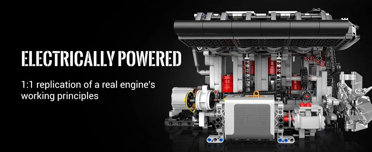 لگو مولد کینگ 10087 موتور بنزینی L4 Gasoline Engine