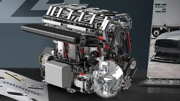لگو مولد کینگ 10087 موتور بنزینی L4 Gasoline Engine