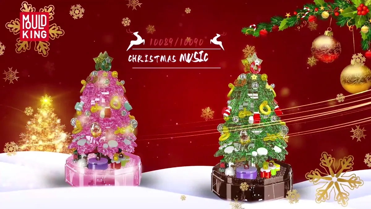 لگو مولدکینگ 10090 جعبه موسیقی کریسمس Christmas Tree Music Box
