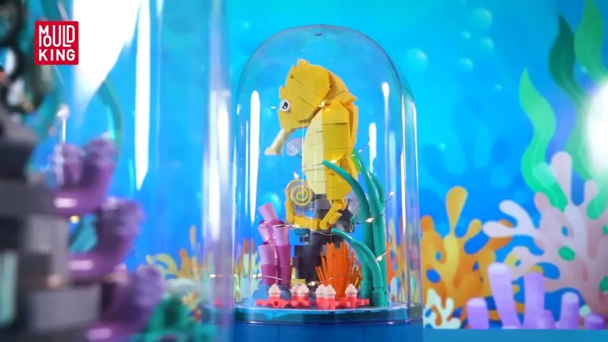 لگو مولدکینگ 10100 جعبه موسیقی اسب دریایی Seahorse Music Box
