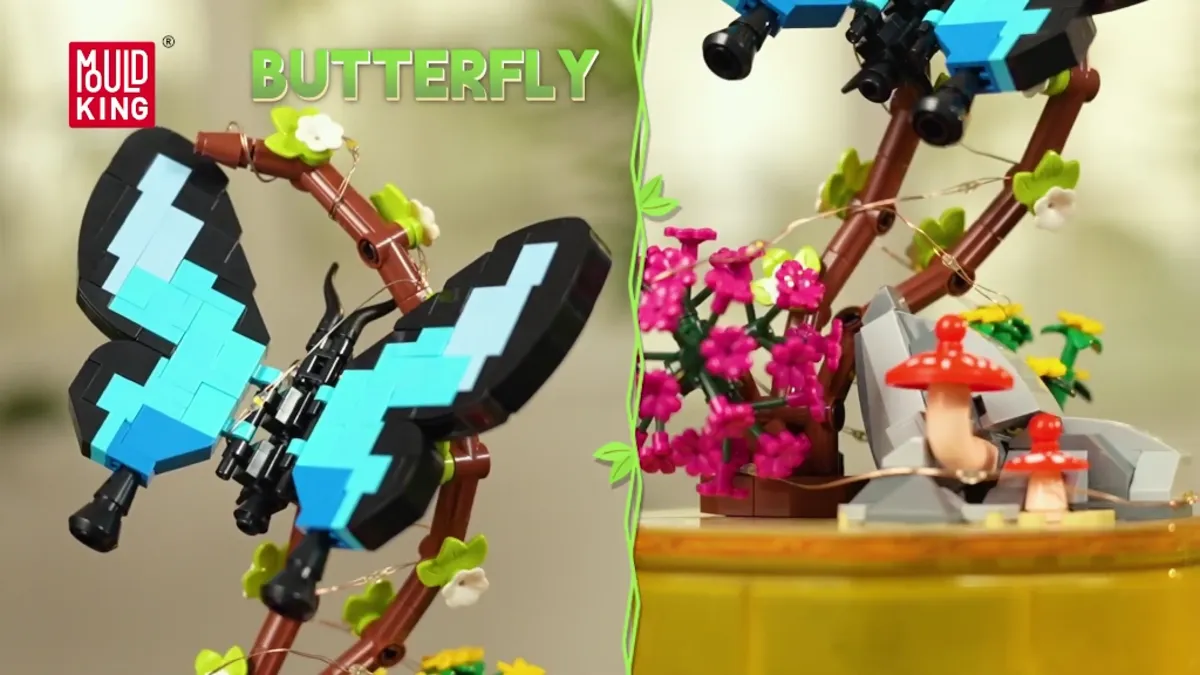 لگو مولد کینگ 10103 جعبه موسیقی پروانه Butterfly Music Box