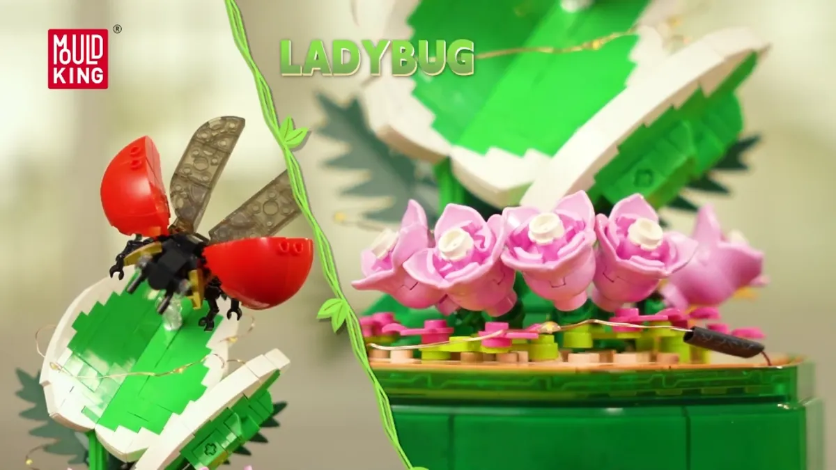 لگو مولد کینگ 10105 جعبه موسیقی کفشدوزک Ladybug Music Box