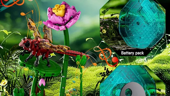 لگو مولد کینگ 10106 جعبه موسیقی سنجاقک Dragonfly Music Box