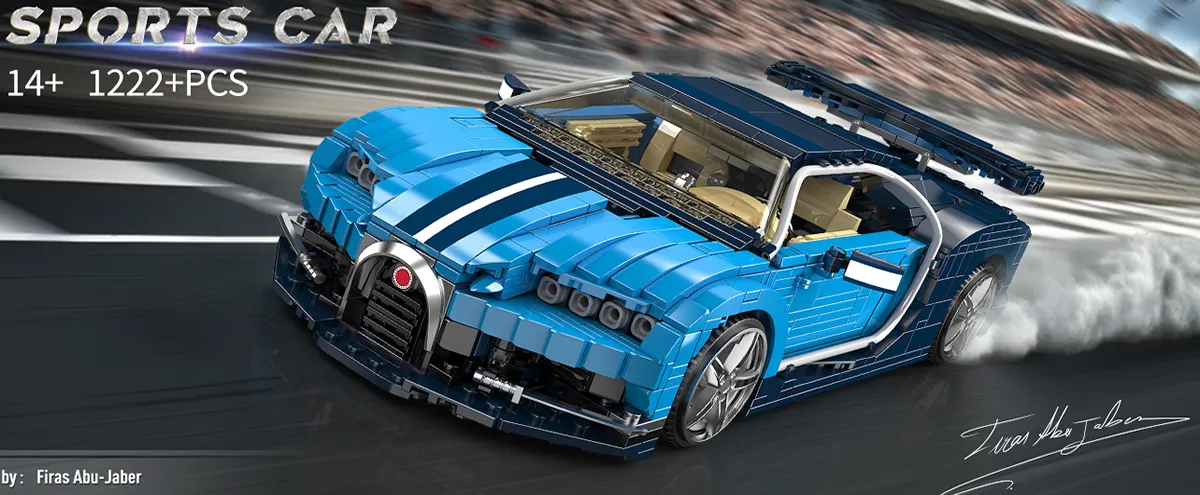 لگو مولدکینگ 10111 ماشین اسپرت Bugatti Chiron Kai-ronn