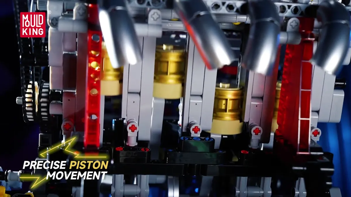 لگو مولد کینگ 10130 موتور 8 سیلندر سوپر Supercar V8 Engine