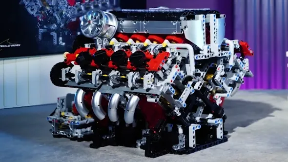 لگو مولد کینگ 10130 موتور 8 سیلندر سوپر Supercar V8 Engine